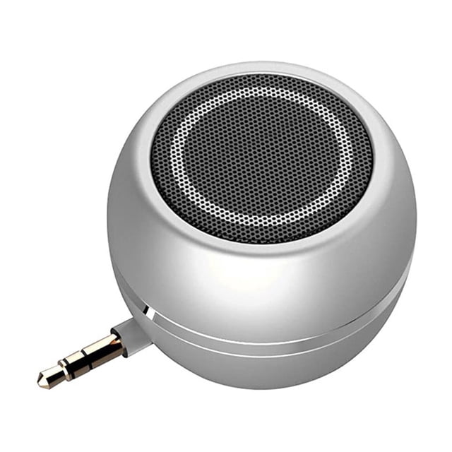 facefd 3W Mini Portable Speaker Mobile Phone Speaker Line-In Speaker with 3.5mm Audio Interface for Tablet Computer Silver