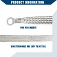 thumbnail image 7 of Unique Bargains Car Automotive Braided Ground Straps Universal Copper 6pcs Silver Tone, 7 of 7