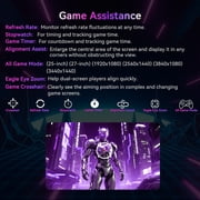 27-inch Dual-Mode 4K Gaming Monitor,3840×2160@160Hz & 1920×1080@320Hz,HDR400,12 Scenario Modes,Game Assist,Dynamic OD,RGB Gaming Lighting,2*HDMI 2.1,2*DP 1.4,1*Audio