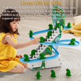 thumbnail image 2 of Dinosaur Slide Toy Set, Funny Dino Escalator Toy Automatic Stair-Climbing, 2 of 7