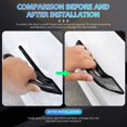 thumbnail image 2 of QUETO Car Door Handle Door Buckle System For Tesla Model 3 Model Y Sticker Decal 4pcs Matte Black, 2 of 6