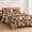 Brown-Queen, variant on Boho Quilt Set King Size Patchwork Plaid Bedsperad Yellow Grey