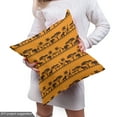 thumbnail image 5 of Ambesonne Animal Fabric by the Yard Upholstery, Bicolour Animal, 1 Yard, Marigold Brown, 5 of 5