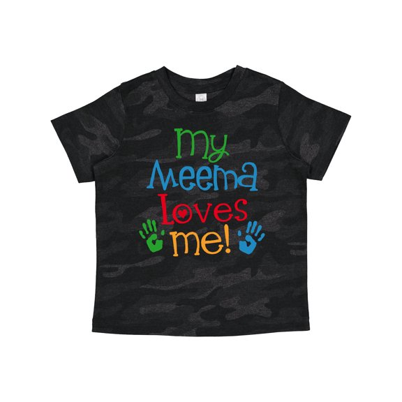 Inktastic My Meema Loves Me Boys or Girls Toddler T-Shirt