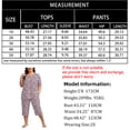 thumbnail image 5 of FEREMO Women Plus Size Pajamas Set Short Sleeve Pjs Capri Pants Pajama Sets Nightwear with Pockets, 5 of 5