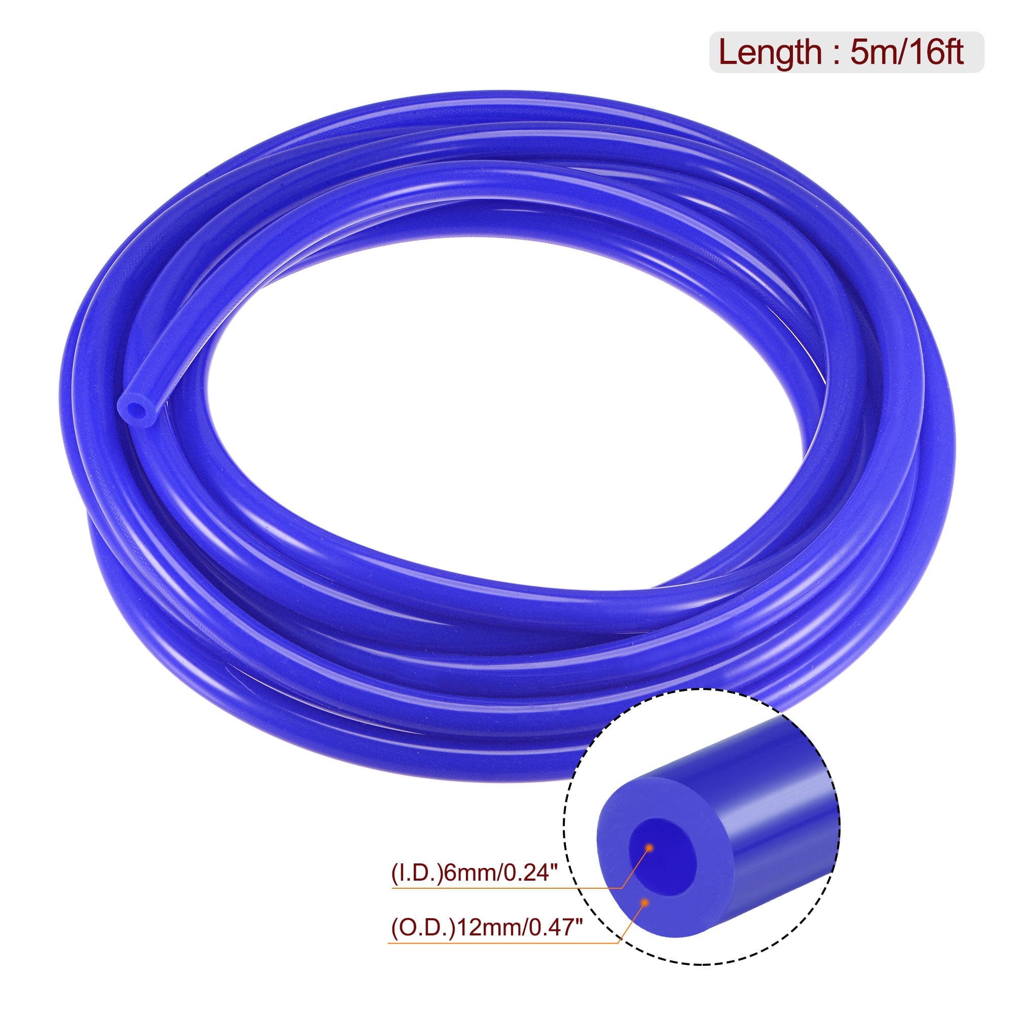 5FT Silicone Vacuum Hose Kit - 5/32", 1/4", 5/16", 3/8" Sizes, 130 PSI Max Pressure 3 thumbnail image