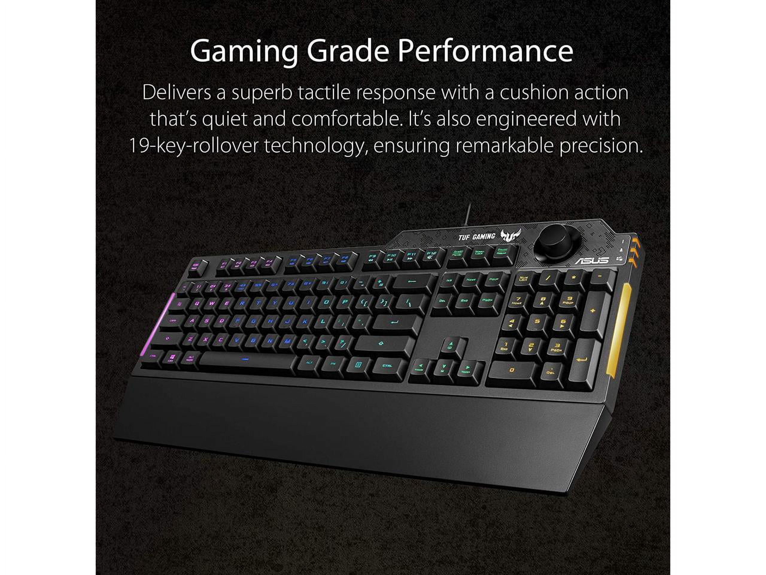 ASUS TUF Gaming K1 Gaming Keyboard RA04, Wired
