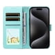 thumbnail image 3 of Funda Cartera GANGXUN con Diseño de Perrito en Relieve para OPPO Reno 13 Pro , Protección 360° con Ranuras y Correa Desmontable, 3 of 6