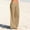 Khaki, variant on Outfmvch gauze pants women Gaucho Pant Women's Culottes Paper Bag Pants Gauze Drawstring Womens Embroidered Linen Pants Lace Side Summer Beach Pants Linen Beach Pants Barrel Pants Women Black L