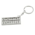 thumbnail image 1 of Unique Bargains Argent Ton Mini Abacus Pendentif Porte-Clés Porte-Clés, 1 of 1