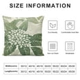 thumbnail image 6 of JRXY Sage Green Decorative Dahlia Boho Lumbar Pillow Covers, Geometric Floral Elegant Gray Green White Decor Rustic Farmhouse Throw Pillows Cushion Cases for Sofa Bed Decorations,Set of 2 White, 6 of 6