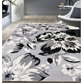 thumbnail image 1 of Rugshop Modern Floral Area Rug 6` 6" x 9` Gray, 1 of 1