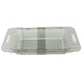 thumbnail image 2 of Kitchen Sink Fruit Vegetable Strainer Modern Minimalist PET Kitchen Telescopic Drain Rack Plastic Sink Filter Green, 2 of 12