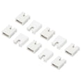 thumbnail image 1 of Unique Bargains 2.54mm Jumper Caps Shunts Short Circuit Connection Pin Blocks, White 200 Pack, 1 of 4