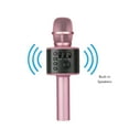 thumbnail image 4 of Core Innovations Wireless Bluetooth Karaoke Microphone with Built-in Speakers + HD Recording | Rose Gold, 4 of 15