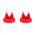 thumbnail image 2 of Baohd Femmes Chapeau Été Extérieur Chapeau Soleil de Plage Filles pour Visière Casquette Dames Queue de Cheval Chapeau Réglable, Brun Grand Rouge 2Set, 2 of 6