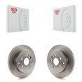 thumbnail image 1 of CMX Rear Disc Brake Rotors Pair for Car 2008-2012 Land Rover LR2 K8-100878, 1 of 8