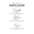 thumbnail image 2 of Mi, Suki 18x24 Black Ornate Wood Framed with Double Matting Museum Art Print Titled - Italian Pasta Types, 2 of 4