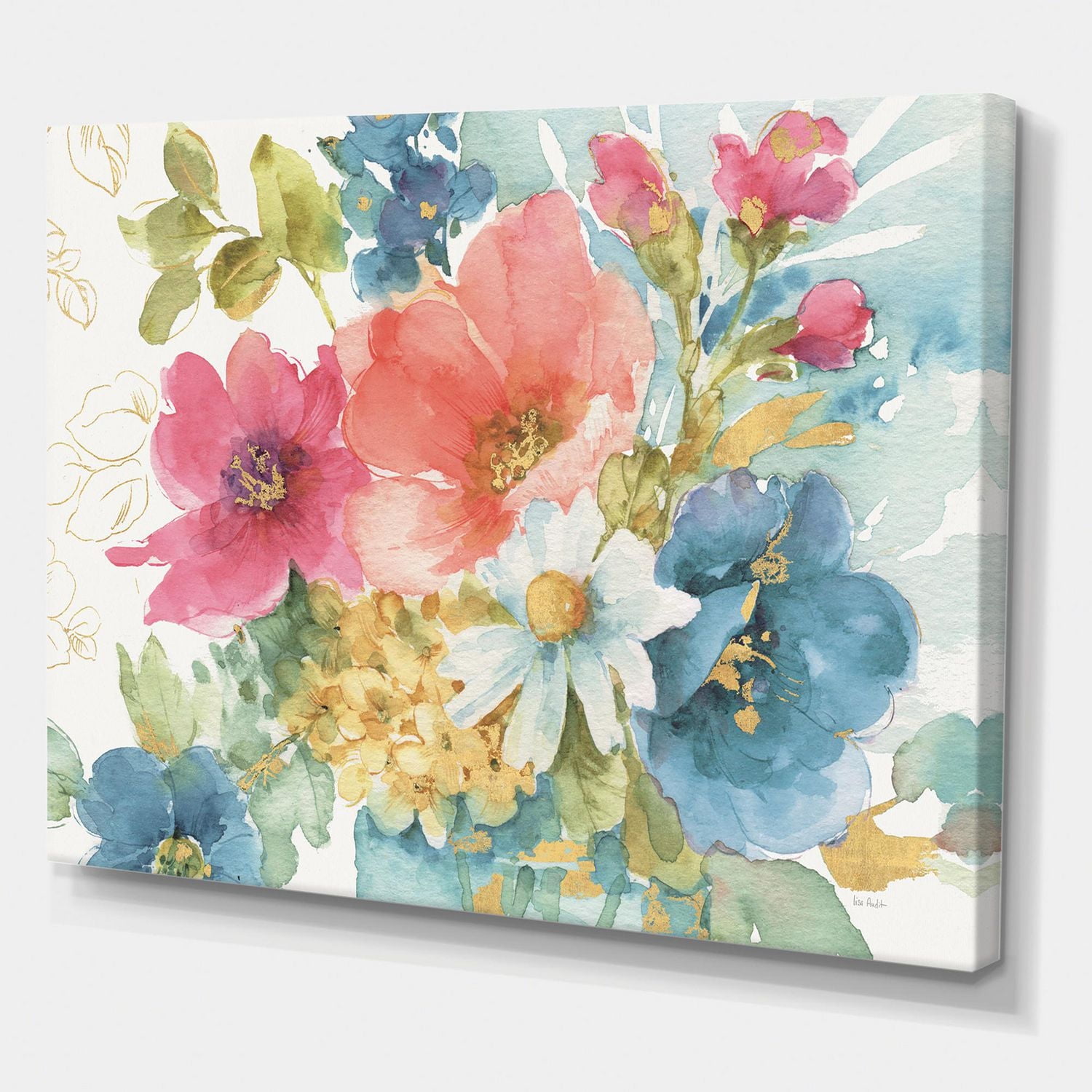 Designart My French Garden Canvas Wall Art