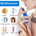 thumbnail image 2 of Mini Refillable Perfume Atomizer Bottle, Portable Perfume Spray Bottle Atomizer Perfume Bottles 5ml Travel Size Refill Pump Case (2pcs Silver+Blue), 2 of 5