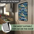 thumbnail image 6 of POLERO RV Entry Door Window Shade Sunshade Hook and Loop Fastener Camper Privacy Entrance Sun Blackout Fabric 17.3" x 26" (Hawaiian Palm Tree Sailboat), 6 of 7