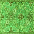 thumbnail image 1 of Ahgly Company Indoor Square Persian Green Traditional Area Rugs, 6' Square, 1 of 1