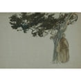 thumbnail image 2 of Edwin Austin Abbey 18x14 Gold Ornate Wood Frame and Double Matted Museum Art Print Titled - Figures Standing Beneath a Tree, 2 of 4