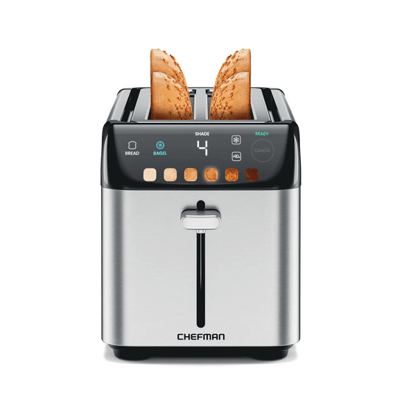Tostador de Pan Chefman RJ31-SS-T-LSR 4 Panes Digital Acero Inoxidable