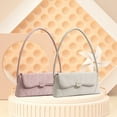 thumbnail image 4 of Jumpingount Bolso de hombro de cuero de PU , bolso hecho a mano de moda para regalo elegante de pequeña capacidad, bolso de compras de moda Bolsas de mensajero y de hombro rosa, 4 of 6