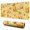 Golden Retrievers, variant on Long Mouse Pads for Desk,Husky and Pioneer Flower Desk Mats on Top Of Desks, Desk Mouse Pad Extra Large with 3mm Non-Slip Base and Stitched Edge for Gaming,Office,Work,Home 31.5"x11.8"