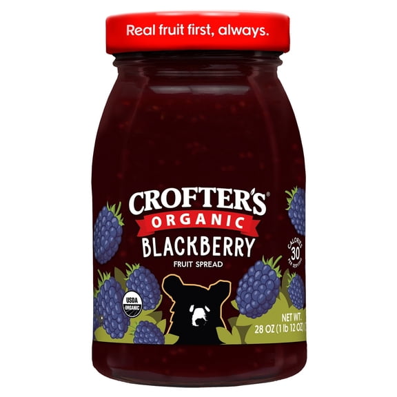 Crofter's Organic Blackberry Fruit Spread, 28 Ounce