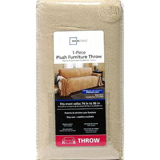 Mainstays Plush Sofa Furniture Throw