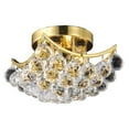 thumbnail image 2 of Corona 4 light Gold Flush Mount Clear Elegant Cut Crystal, 2 of 2