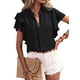 thumbnail image 2 of Tops de Verano para Mujer Negro XL, 2 of 8
