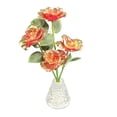 thumbnail image 2 of Lámpara de rosa con base de onda de agua, luz de ambiente RGB que cambia de color con 16 colores, control táctil, luz nocturna alimentada por USB para decoración de dormitorio, regalo romántico para m, 2 of 9