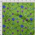 thumbnail image 4 of oneOone Cotton Poplin Green Fabric Leaves & Clover Fabric For Sewing Printed Craft Fabric By The Yard 42 Inch Wide, 4 of 6