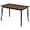 Espresso, variant on Dining Table 6 Person 47.2'' Modern Rectangular Kitchen Table Sturdy Durable Structure Wooden Dining Room Table for Small Spaces Table Home Furniture, Natural