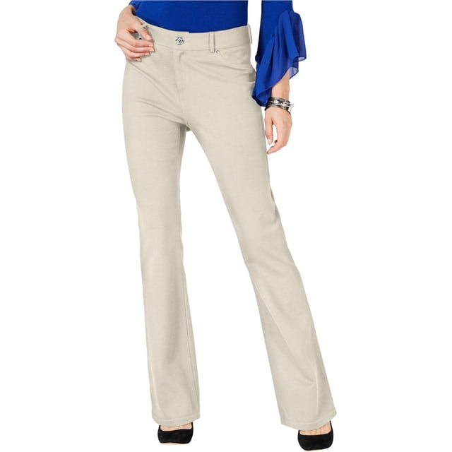 Pantalones casuales para mujer I-N-C Reg Boot Cut Beige 18