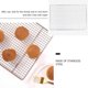 thumbnail image 5 of 1pc de acero inoxidable pastel de enfriamiento de refrigeración neta refrigerante barbacoa neta rack (plata) HOMEMAXS 10084938-MX, 5 of 6