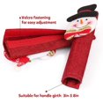 thumbnail image 5 of Juego de 8 fundas para manijas de puerta de refrigerador, fundas para electrodomésticos de cocina de muñeco de nieve de Papá Noel, lavavajillas para horno microondas, 11 Feliz Sencillez, 5 of 5