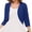 G1-Royal Blue, variant on Chiclily Women's 3/4 Sleeve Open Front Cardigan Red L Lightweight V-Neck Cropped Bolero Shrug Sweater for Women