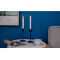 thumbnail image 2 of Candlestick Holders Taper Candle Holders, 2 Pcs Metal Candle Stick Holders Set, Black Matte Candlestick Holders Set Table Decorative Modern Candle Holders for Tapered Candles, 2 of 7