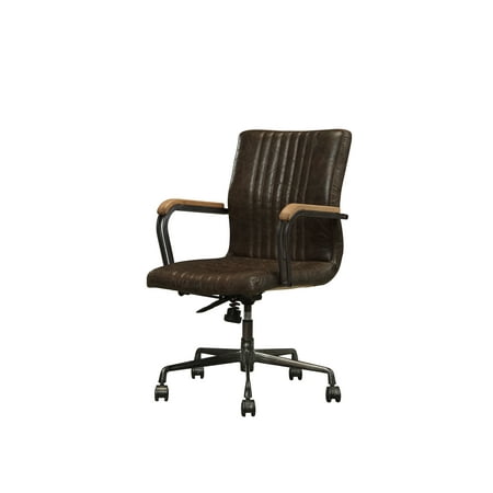 Acme Joslin Executive Office Chair In Distressed Chocolate Com Acme Joslin Executive Office Chair In Distressed Chocolate