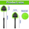 thumbnail image 4 of Windshield Cleaner, GoXteam Window Glass Cleaning Tool with Extendable Handle and 3 Washable Reusable Microfiber Cloth for Auto Interior Exterior Glass Wiper Cleaning Kit, 4 of 7