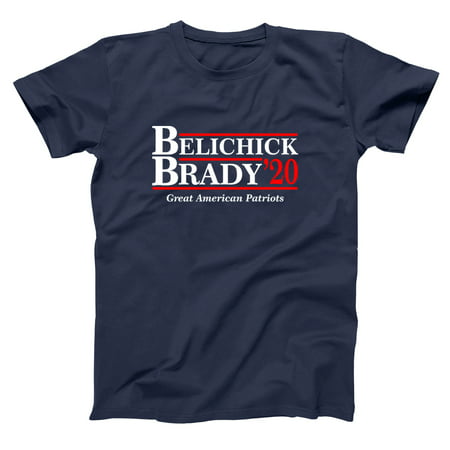 Belichick Tom Brady 2020 Election Small Navy Basic Men's