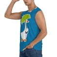 thumbnail image 3 of Disketp Goose Holding An Umbrella Sleeveless Tshirts For Men, Muscle Shirts For Men Dry Fit Tank Top-Large, 3 of 8