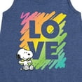 thumbnail image 3 of Peanuts - Rainbow Love Scribble - Toddler & Youth Girls A-line Dress, 3 of 6