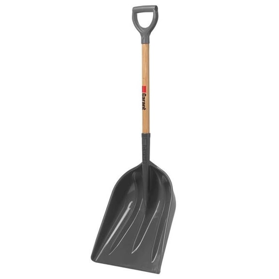 Garant 7053790 46 in. Plastic Scoop Shovel with Wood Handle