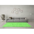 thumbnail image 3 of Ahgly Company Indoor Square Solid Green Modern Area Rugs, 3' Square, 3 of 4