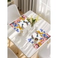 thumbnail image 5 of Hummingbirds Placemats Set of 4, Spring Summer Watercolor Flowers Plant Placemats for Dining Table, Place Mats for Kitchen Tabletop, Waterproof Wipeable Dining Table Mats Set, 5 of 9